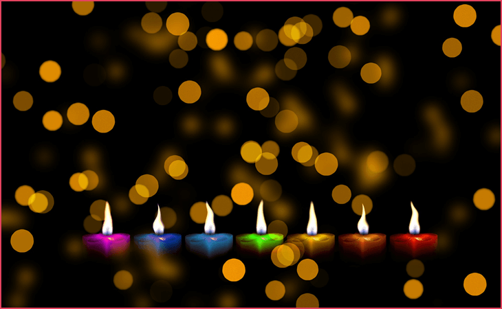 カラフルなキャンドルを作る方法